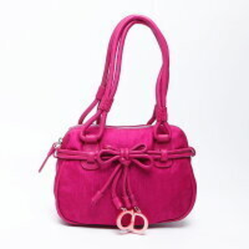 Christian Dior Trotter Canvas Handbag Pink - Picture 2 of 13
